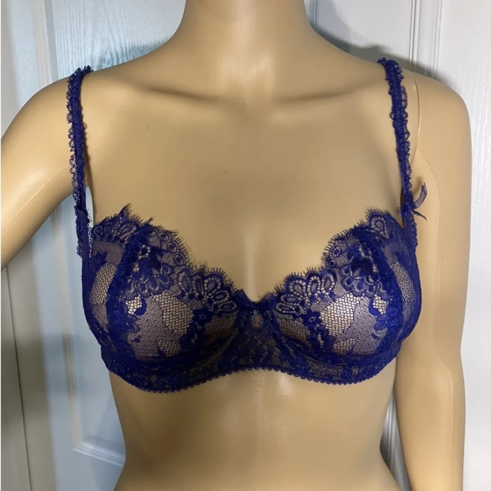 Dita Von Teese Savoir Faire Bra Electric Blue. Size:32D. NWOT, never worn!